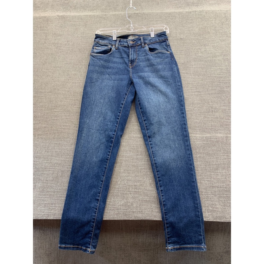 Falls Creek Skinny Jeans Womens 4 Blue Denim‎ High Rise Stretch Classic Slim Fit